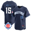 STECN C.Cubs #15 Carson Kelly Player Navy City Connect 150th Anniversary Limited Home Stitched Jerseys