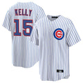 STECN C.Cubs #15 Carson Kelly Player White Game Home Stitched Jerseys