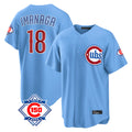 STECN C.Cubs #18 Shota Imanaga Player Light Blue 150th Anniversary Home Game Stitched Jerseys