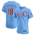 STECN C.Cubs #18 Shota Imanaga Player Light Blue Limited Elite Home Stitched Jerseys
