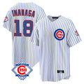 STECN C.Cubs #18 Shota Imanaga Player White 150th Anniversary Home Game Stitched Jerseys
