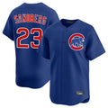 STECN C.Cubs #23 Ryne Sandberg Player Royal Limited Home Stitched Jerseys