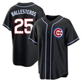 STECN C.Cubs #25 Mois¡§|s Ballesteros Player Black Fashion Out Game Stitched Jerseys