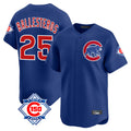 STECN C.Cubs #25 Mois¡§|s Ballesteros Player Royal 150th Anniversary Limited Home Stitched Jerseys