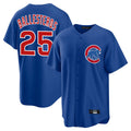 STECN C.Cubs #25 Mois¡§|s Ballesteros Player Royal Home Game Stitched Jerseys