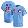 STECN C.Cubs #29 Michael Busch Player Light Blue Limited Home Stitched Jerseys
