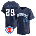 STECN C.Cubs #29 Michael Busch Player Navy City Connect 150th Anniversary Limited Home Stitched Jerseys