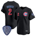 STECN C.Cubs #2 Nico Hoerner Player Black Vapor Premier Limited Home Stitched Jerseys