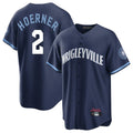STECN C.Cubs #2 Nico Hoerner Player Navy City Connect Home Game Stitched Jerseys