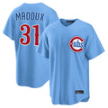 STECN C.Cubs #31 Greg Maddux Player Light Blue Home Game Stitched Jerseys