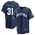 STECN C.Cubs #31 Greg Maddux Player Navy City Connect Home Game Stitched Jerseys