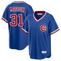 STECN C.Cubs #31 Greg Maddux Player Royal T-shirt Cooperstown Collection Limited Stitched Jerseys