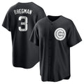 STECN C.Cubs #3 Alex Bregman Black Game Stitched Jerseys