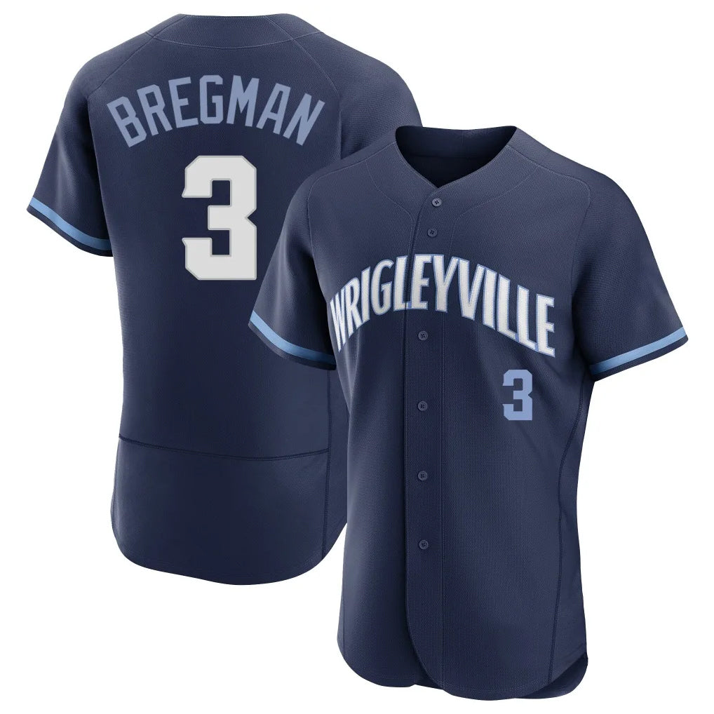 STECN C.Cubs #3 Alex Bregman Navy City Connect Limited Elite Home Stitched Jerseys