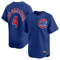 STECN C.Cubs #4 Pete Crow-Armstrong Player Royal Limited Home Stitched Jerseys
