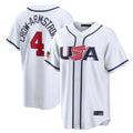 STECN C.Cubs #4 Pete Crow-Armstrong Player White USA 2026 World Classic Home Limited Stitched Jerseys
