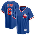 STECN C.Cubs #6 Matt Shaw Player Royal T-shirt Cooperstown Collection Limited Stitched Jerseys
