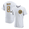STECN C.Cubs #8 Ian Happ Player Gold All-Star Limited Elite Home Game Stitched Jerseys