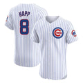 STECN C.Cubs #8 Ian Happ Player White Limited Elite Home Game Stitched Jerseys