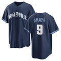 STECN C.Cubs #9 Miguel Amaya Player Navy City Connect Home Game Stitched Jerseys