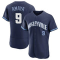 STECN C.Cubs #9 Miguel Amaya Player Navy City Connect Limited Elite Home Stitched Jerseys