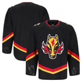 STECN C.Flames Black Alternate Authentic Pro Jerseys