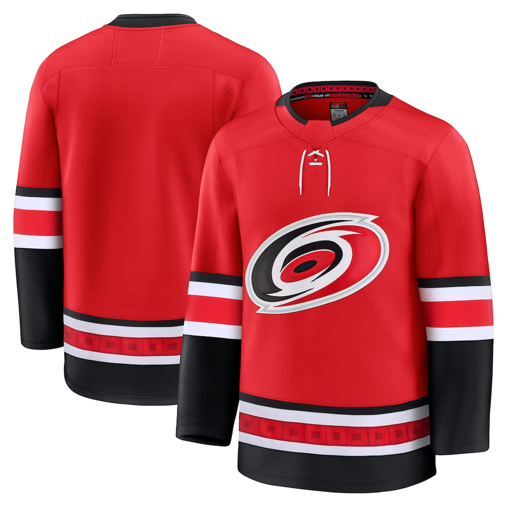 STECN C.Hurricanes Red Alternate Premium Stitched Jerseys