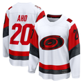 STECN C.Hurricanes #20 Sebastian Aho White Away Breakaway Stitched Jerseys