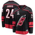 STECN C.Hurricanes #24 Seth Jarvis Black 2026 Stanley Cup Champions Home Breakaway Stitched Jerseys