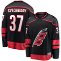 STECN C.Hurricanes #37 Andrei Svechnikov Black Home Breakaway Stitched Jerseys