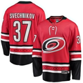 STECN C.Hurricanes #37 Andrei Svechnikov Red Alternate Breakaway Player Stitched Jerseys