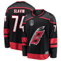 STECN C.Hurricanes #74 Jaccob Slavin Black 2026 Stanley Cup Final Home Breakaway Stitched Jerseys