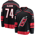 STECN C.Hurricanes #74 Jaccob Slavin Black Home Breakaway Player Stitched Jerseys