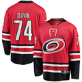 STECN C.Hurricanes #74 Jaccob Slavin Red Alternate Breakaway Player Stitched Jerseys