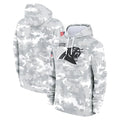 STECN C.Panthers Arctic Camo Salute to Service Pullover Hoodies Limited Game Blank Player Stitched Jerseys