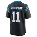 STECN C.Panthers #11 Nic Scourton Player Black Home Game Stitched Jerseys