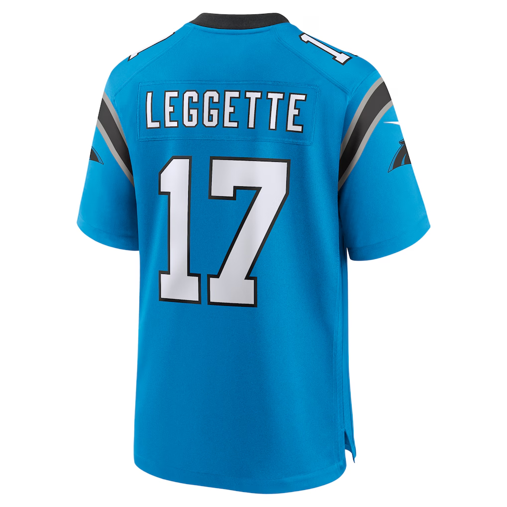STECN C.Panthers #17 Xavier Legette Blue Alternate Game Stitched Jerseys