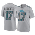 STECN C.Panthers #17 Xavier Legette Player Grey Atmosphere Fashion Stitched  Jerseys