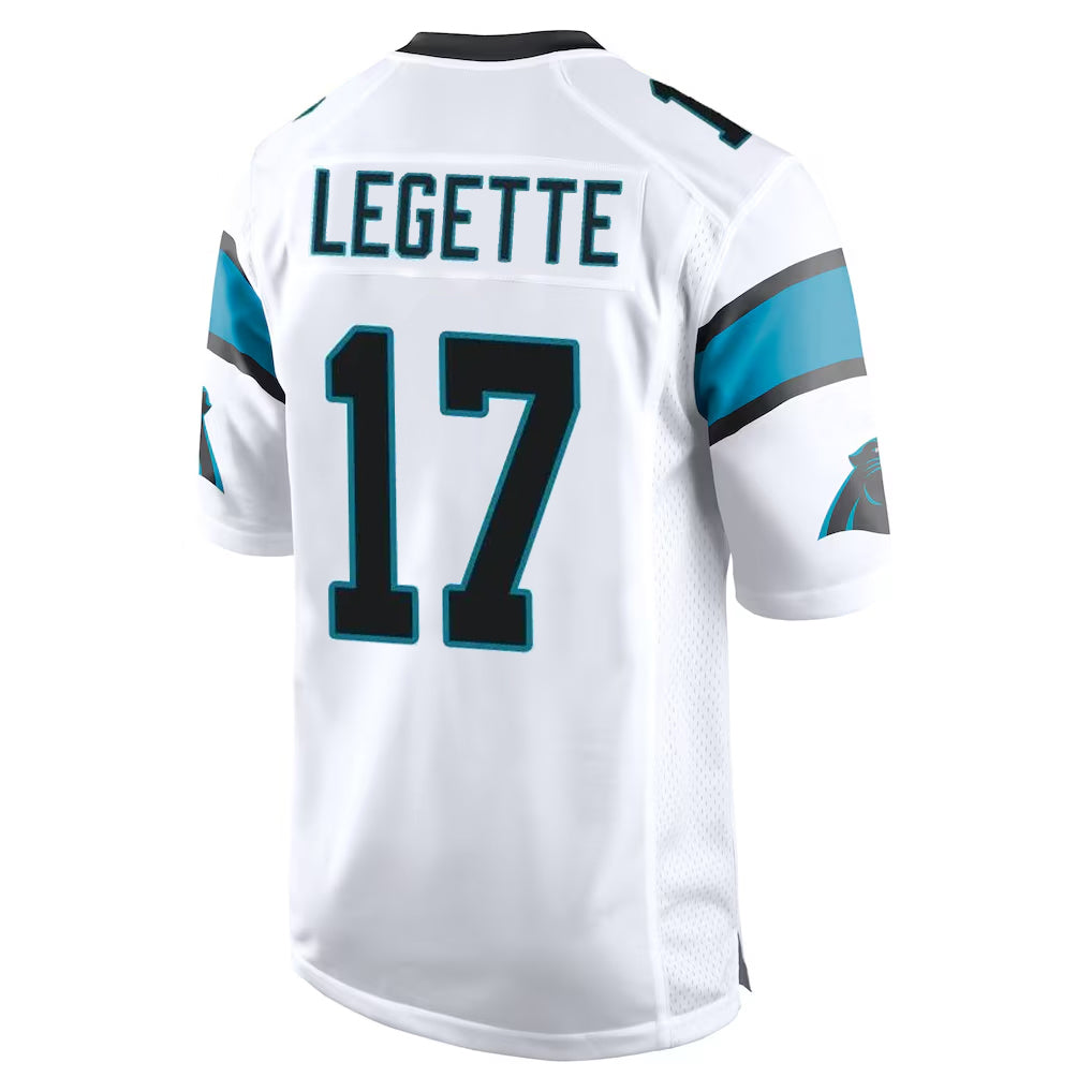 STECN C.Panthers #17 Xavier Legette Player White Game Stitched Jerseys