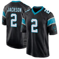 STECN C.Panthers #2 Mike Jackson Player Black Game Stitched Jerseys