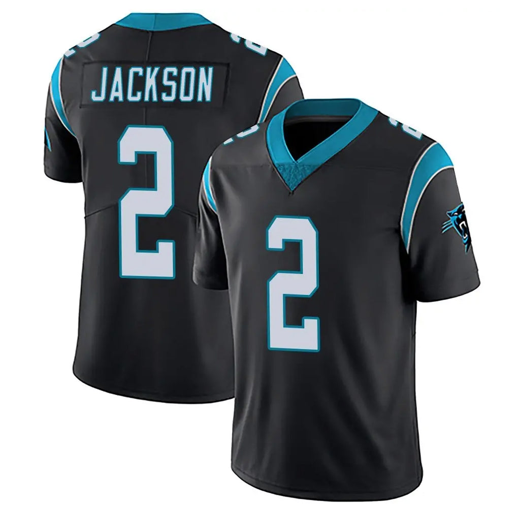 STECN C.Panthers #2 Mike Jackson Player Black Vapor Untouchable Limited Game Stitched Jerseys