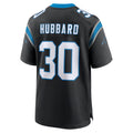 STECN C.Panthers #30 Chuba Hubbard Player Black Home Game Stitched Jerseys