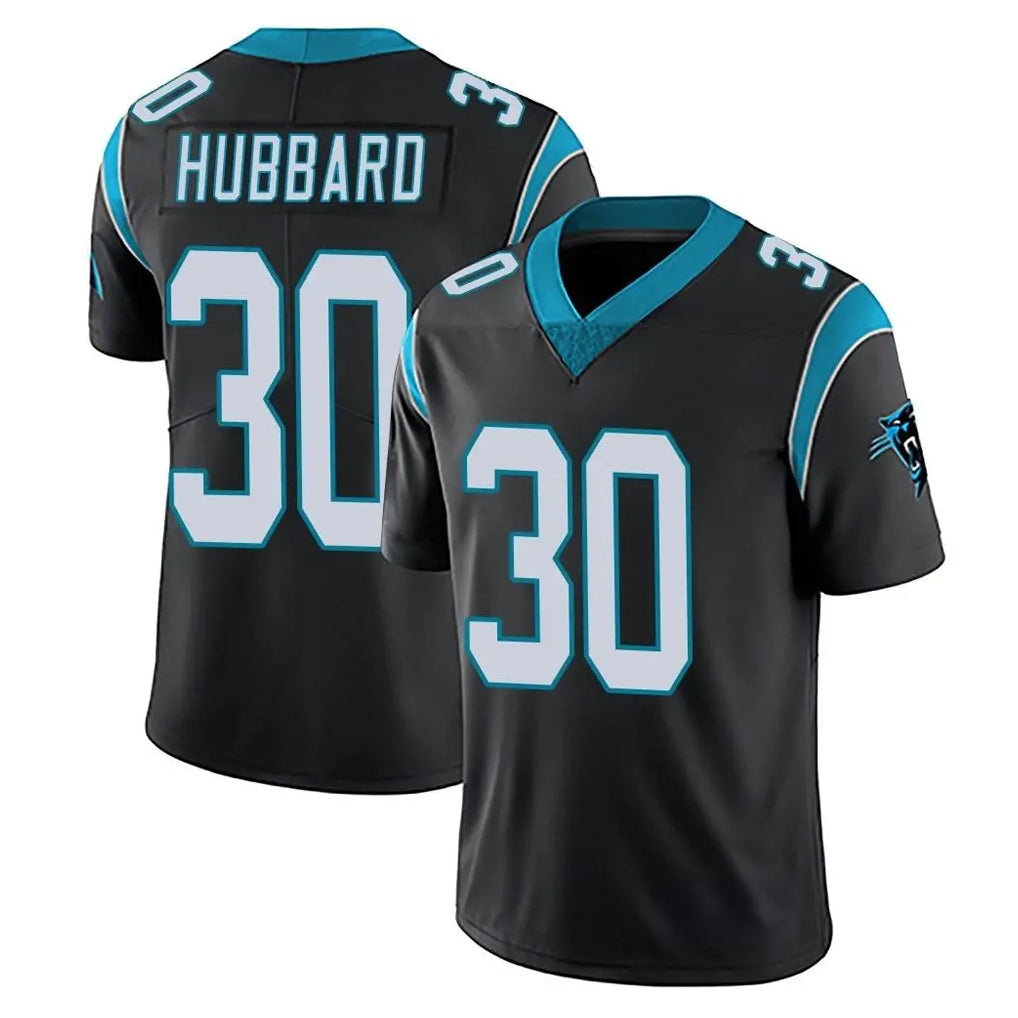 STECN C.Panthers #30 Chuba Hubbard Player Black Vapor Untouchable Limited Game Stitched Jerseys