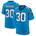 STECN C.Panthers #30 Chuba Hubbard Player Blue Game Stitched Jerseys