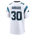 STECN C.Panthers #30 Chuba Hubbard Player White Home Game Stitched Jerseys