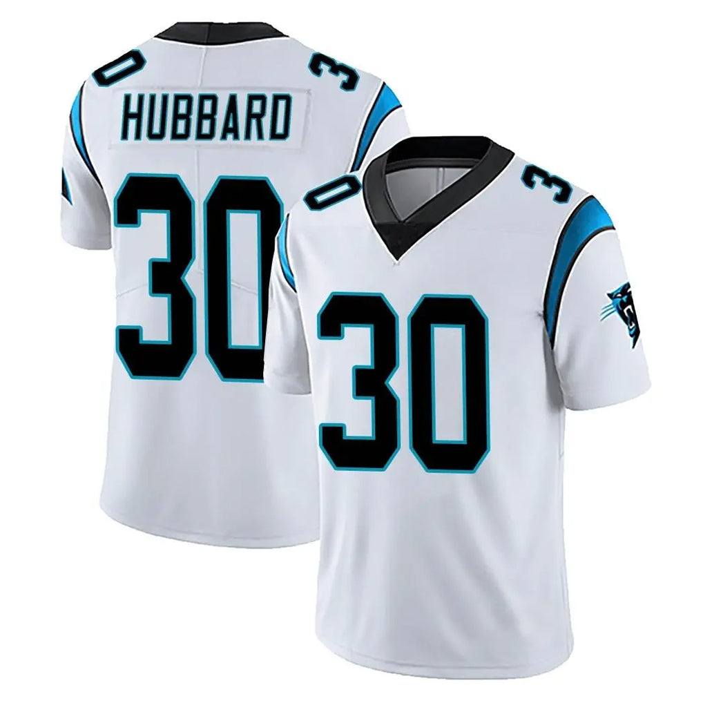STECN C.Panthers #30 Chuba Hubbard Player White Vapor Untouchable Limited Game Stitched Jerseys