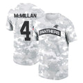STECN C.Panthers #4 Tetairoa McMillan Player Arctic Camo Salute to Service T-Shirt Hoodies Stitched Jerseys