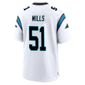 STECN C.Panthers #51 Sam Mills Player White Home Game Stitched Jerseys