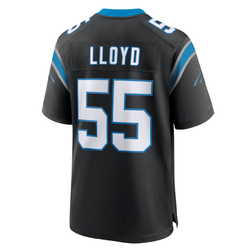 STECN C.Panthers #55 Devin Lloyd Player Black Home Game Stitched Jerseys