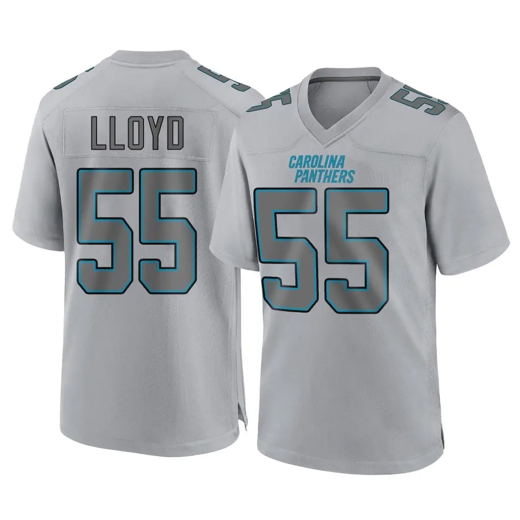 STECN C.Panthers #55 Devin Lloyd Player Gray Atmosphere Fashion Game Stitched Jerseys